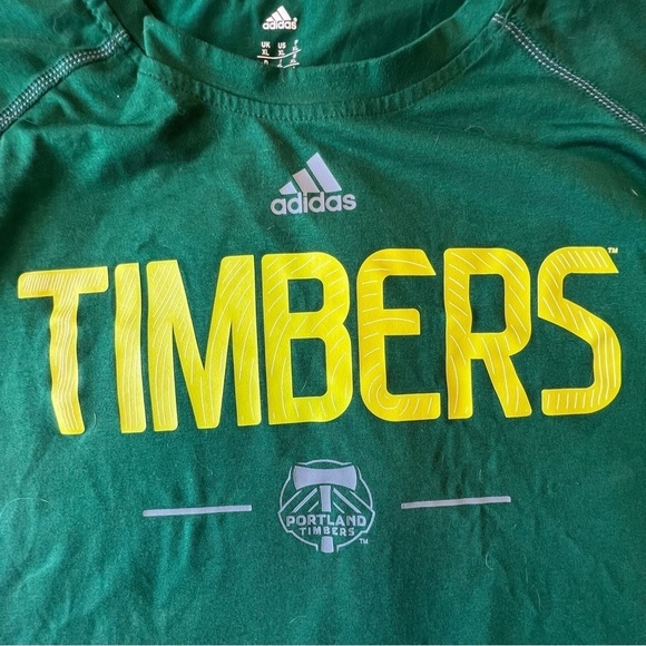 Adidas Portland Timbers Climalite Performance T-Shirt Jersey Size XL - Picture 9 of 9